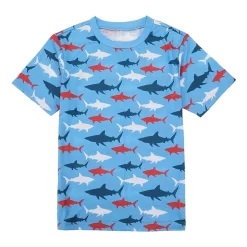 Little & Big Kid Boys Crew Neck Short Sleeve 4-pc. Pajama Set
