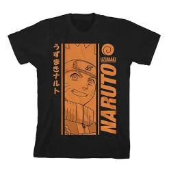 Little & Big Kid Boys Crew Neck Short Sleeve Regular Fit Naruto Graphic T-Shirt