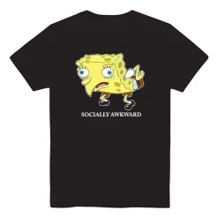 Little & Big Kid Boys Crew Neck Short Sleeve Regular Fit Spongebob Graphic T-Shirt