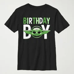 Little & Big Kid Boys Crew Neck Short Sleeve Slim Fit Star Wars Graphic T-Shirt