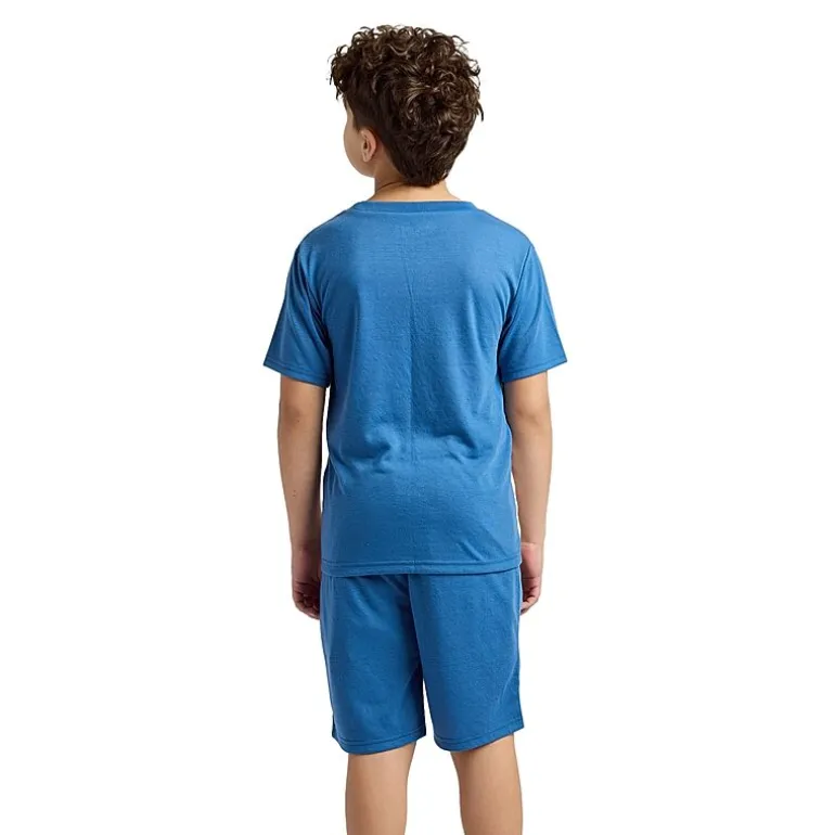 Little & Big Kid Boys Crew Neck Short Sleeve 4-pc. Pajama Set