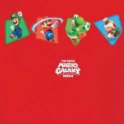 Little & Big Kid Boys Crew Neck Short Sleeve Regular Fit Super Mario Graphic T-Shirt