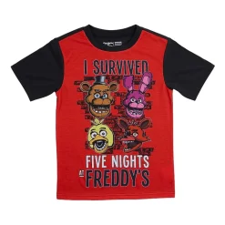 Little & Big Kid Boys Five Nights at Freddys 3-pc. Pajama Pants