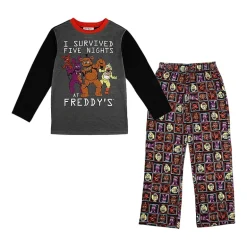 Little & Big Kid Boys Five Nights at Freddys 2-pc. Pajama Pants