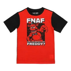 Little & Big Kid Boys Five Nights at Freddys Crew Neck Short Sleeve 4-pc. Pajama Set