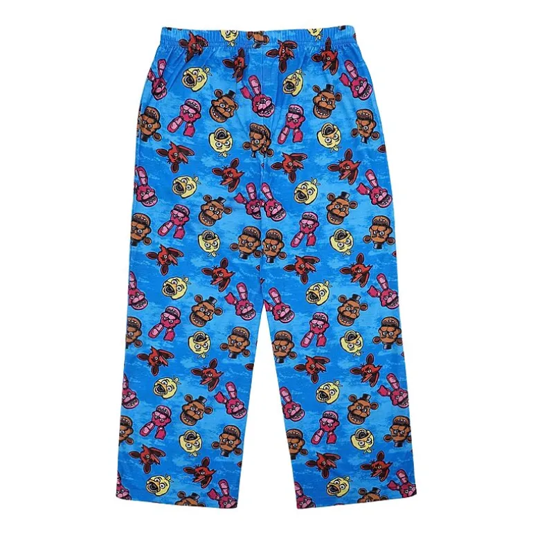 Little & Big Kid Boys Five Nights at Freddys Crew Neck Short Sleeve 2-pc. Pajama Set