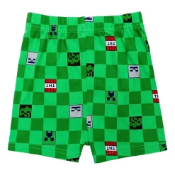 Little & Big Kid Boys Minecraft Crew Neck Short Sleeve 4-pc. Pajama Set