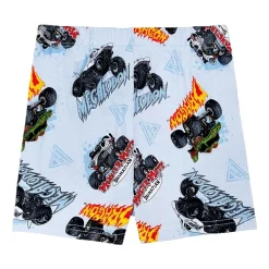 Little & Big Kid Boys Monster Jam Crew Neck Short Sleeve 4-pc. Pajama Set