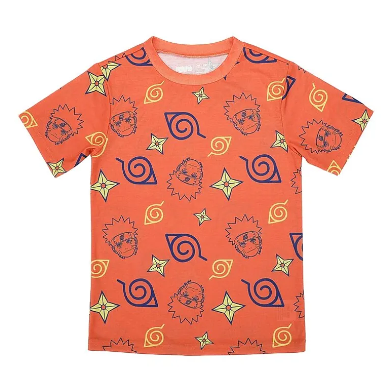 Little & Big Kid Boys Naruto Crew Neck Short Sleeve 4-pc. Pajama Set