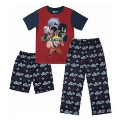 Little & Big Kid Boys Naruto 3-pc. Pajama Pants