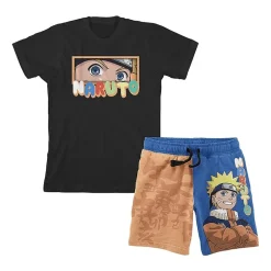 Little & Big Kid Boys Naruto Short Sleeve 2-pc. Pajama Set