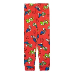 Little & Big Kid Boys Super Mario Crew Neck Long Sleeve 4-pc. Pajama Set