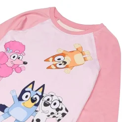 Little & Big Kid Girls Bluey Crew Neck Long Sleeve 2-pc. Pajama Set