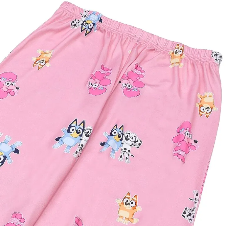 Little & Big Kid Girls Bluey Crew Neck Long Sleeve 2-pc. Pajama Set
