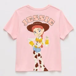 Little & Big Kid Girls Crew Neck Short Sleeve Regular Fit Jessie Graphic T-Shirt
