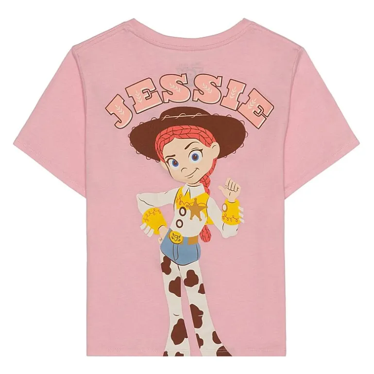 Little & Big Kid Girls Crew Neck Short Sleeve Regular Fit Jessie Graphic T-Shirt
