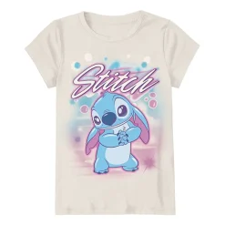 Little & Big Kid Girls Crew Neck Short Sleeve Regular Fit Graphic T-Shirt