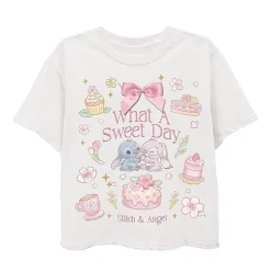 Little & Big Kid Girls Crew Neck Short Sleeve Regular Fit Graphic T-Shirt