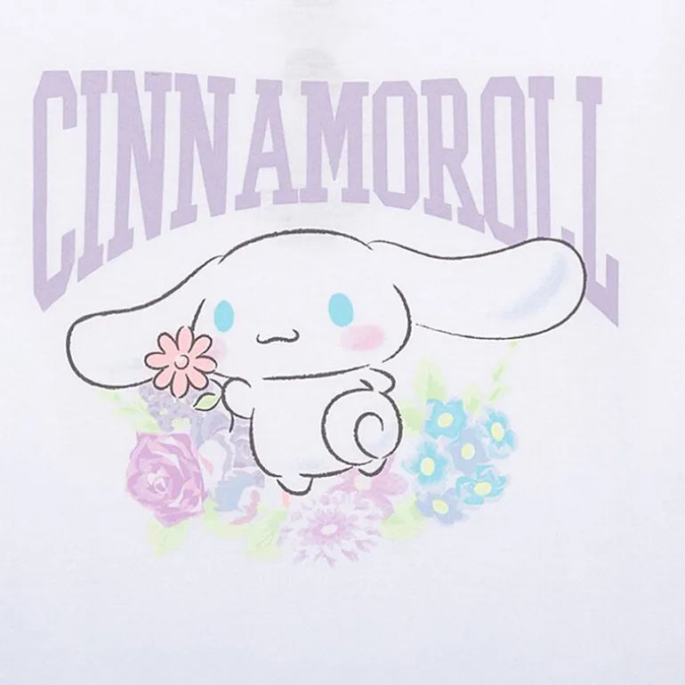 Little & Big Kid Girls Crew Neck Short Sleeve Regular Fit Cinnamoroll Graphic T-Shirt