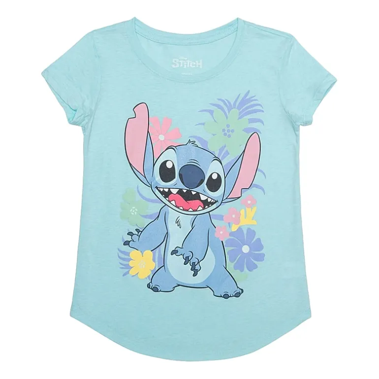 Little & Big Kid Girls Crew Neck Short Sleeve Regular Fit Graphic T-Shirt