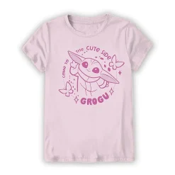 Little & Big Kid Girls Crew Neck Short Sleeve Regular Fit Star Wars Graphic T-Shirt