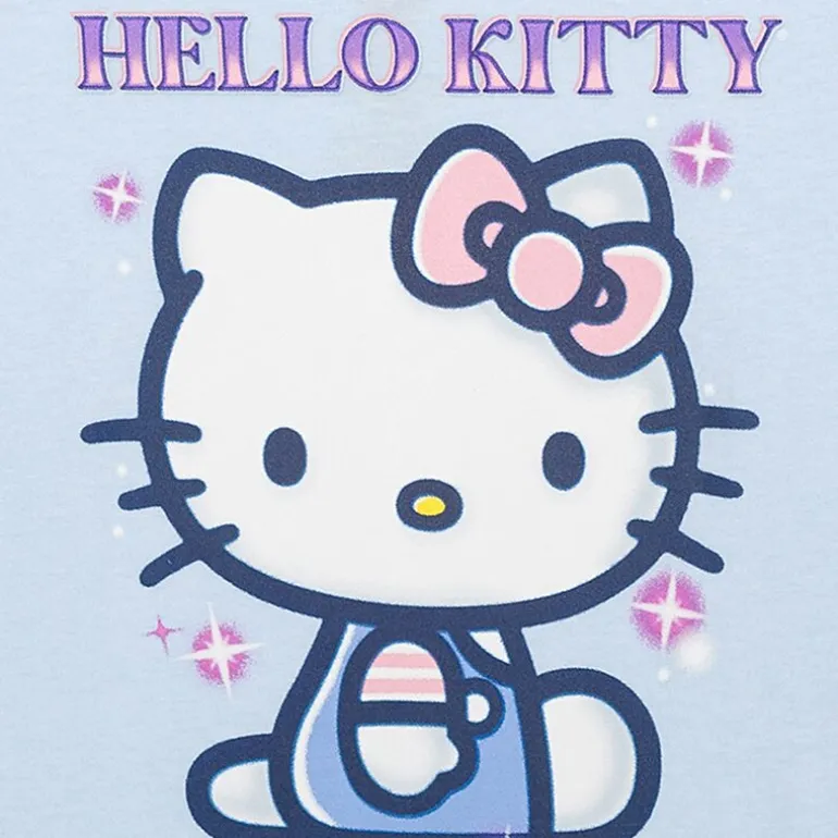 Little & Big Kid Girls Crew Neck Short Sleeve Regular Fit Hello Kitty Graphic T-Shirt