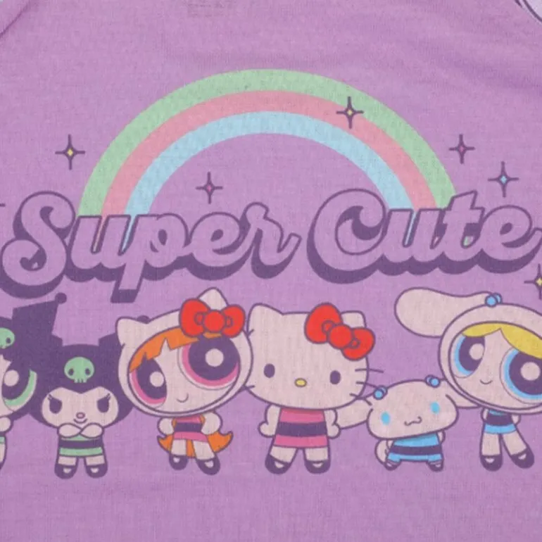 Little & Big Kid Girls Hello Kitty Crew Neck Short Sleeve 3-pc. Pajama Set