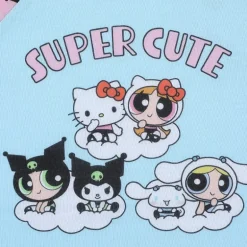 Little & Big Kid Girls Hello Kitty Powerpuff Girls Round Neck Short Sleeve 2-pc. Pajama Set