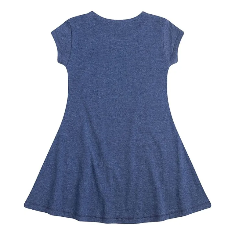 Little & Big Kid Girls Short Sleeve Barbie A-Line Dress