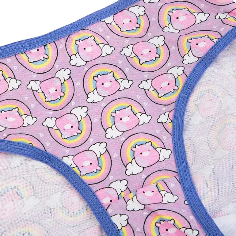 Little & Big Kid Girls Squishmallows 7 Pack Brief Panty Gup7701