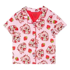 Little & Big Kid Girls Strawberry Shortcake V-Neck Short Sleeve 2-pc. Pajama Set