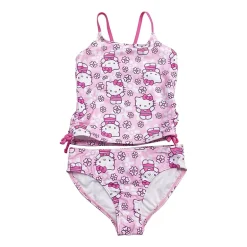 Little Girls Hello Kitty 2-pc. Tankini Set