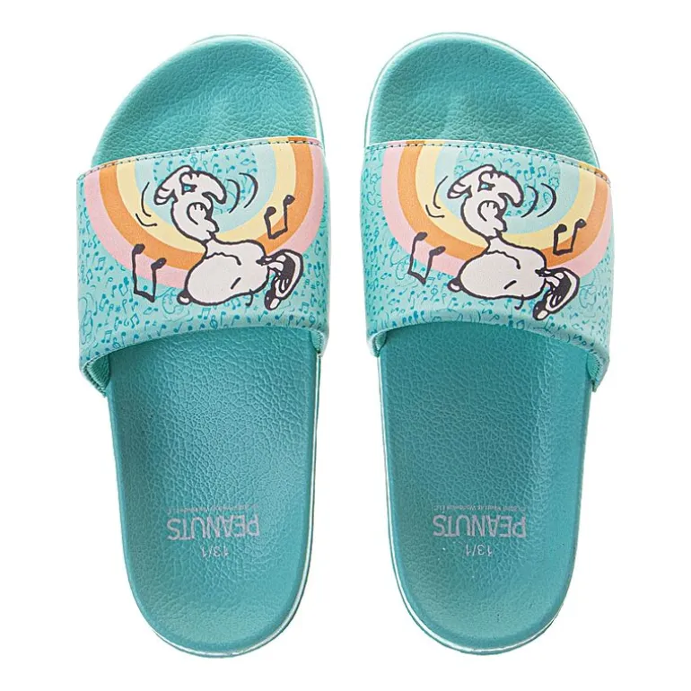 Little Kid Girls Snoopy Slide Sandals