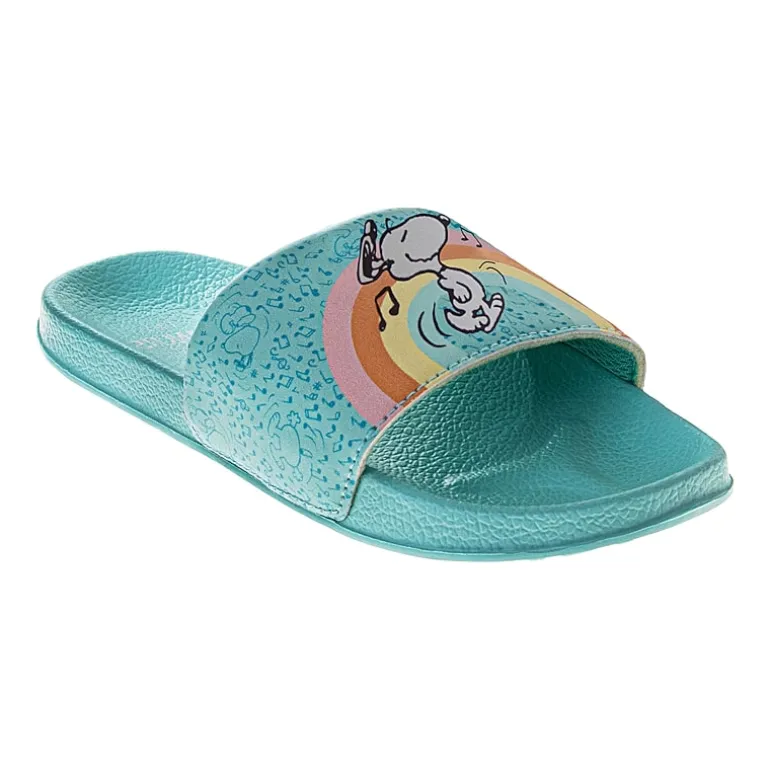Little Kid Girls Snoopy Slide Sandals