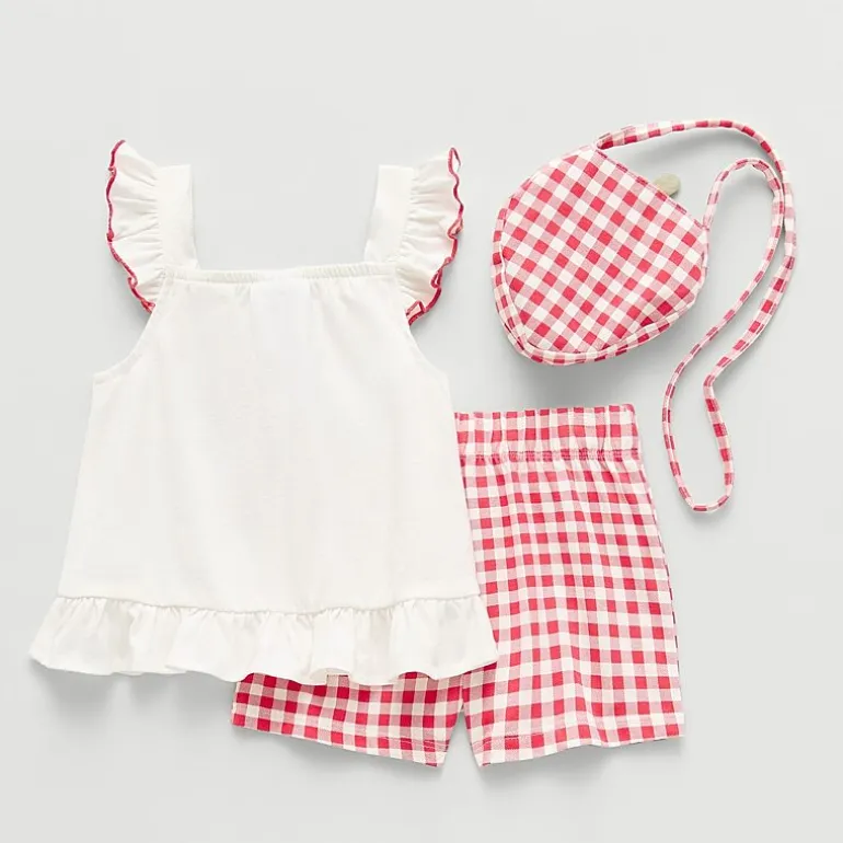 Little Lass Toddler Girls 3-pc. Short Set