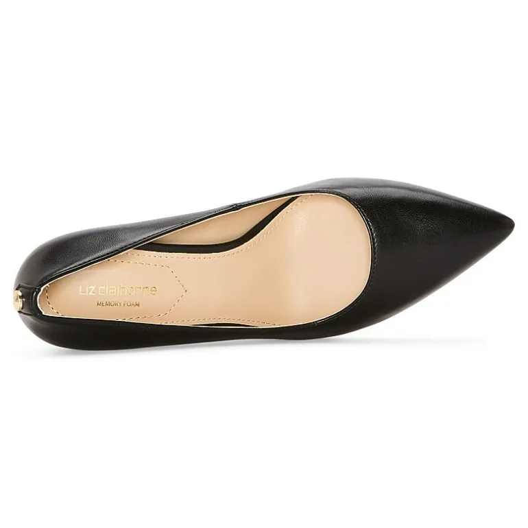 Liz Claiborne Amelia Womens Pointed Closed Toe Kitten Heel Pumps