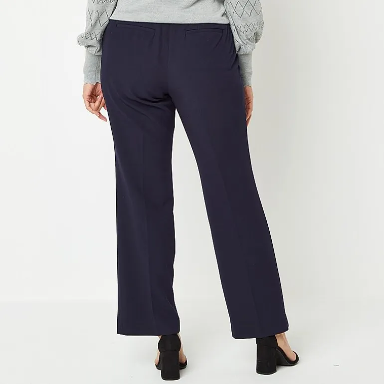Liz Claiborne Audra Curvy Womens Straight Mid Rise Trouser