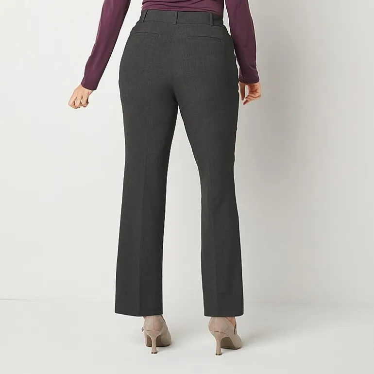Liz Claiborne Audra Curvy Womens Straight Mid Rise Trouser