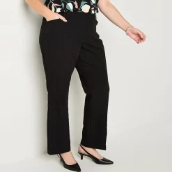 Liz Claiborne Audra Curvy Womens Straight Mid Rise Trouser
