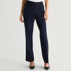Liz Claiborne Audra Womens Straight Mid Rise Trouser
