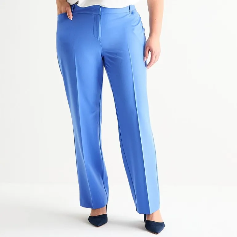 Liz Claiborne Audra Womens Straight Mid Rise Trouser