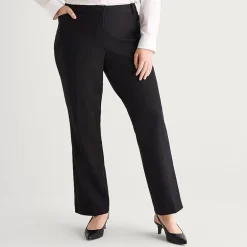 Liz Claiborne Audra Womens Straight Mid Rise Trouser