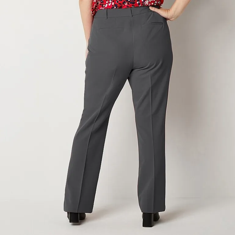 Liz Claiborne Audra Womens Straight Mid Rise Trouser