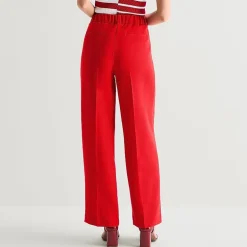Liz Claiborne Charlotte Womens Wide Leg Mid Rise Trouser