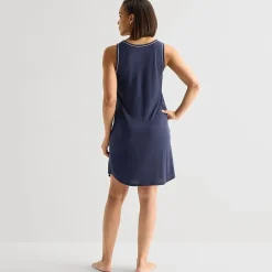Liz Claiborne Cool and Calm Womens Crew Neck Sleeveless Pajama Top