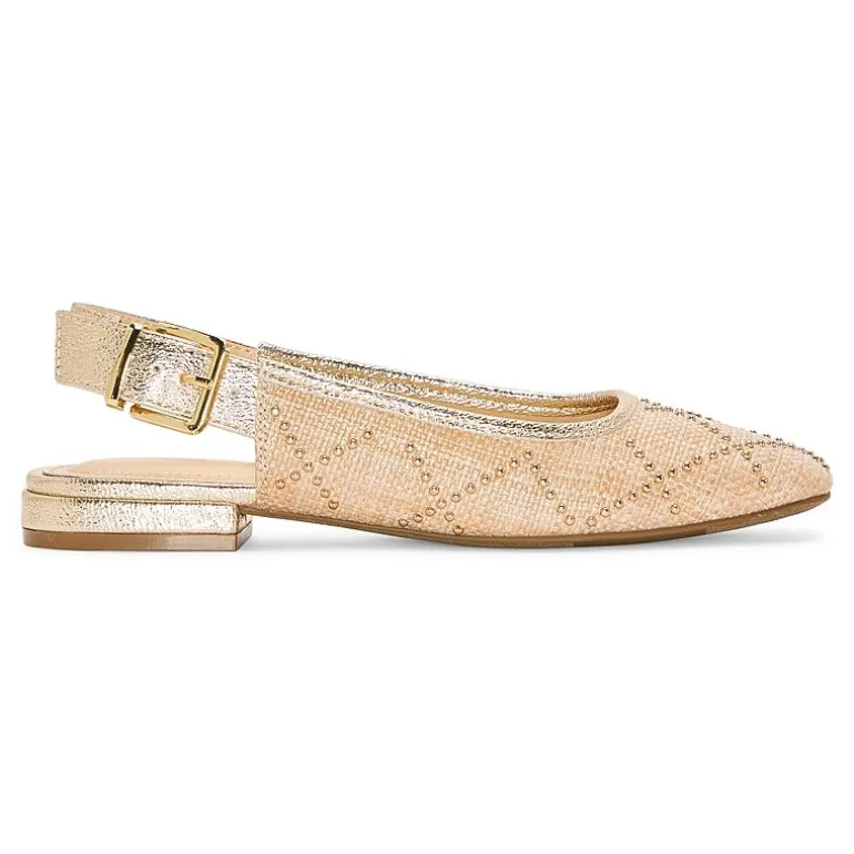 Liz Claiborne Deirdra Womens Square Closed Toe Ballet Flats