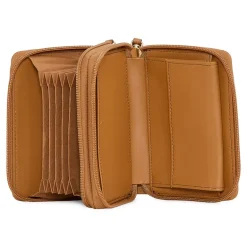Liz Claiborne Double Womens Zip Around Wallet