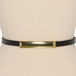 Liz Claiborne Elongated Plaque Womens Belt