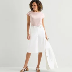 Liz Claiborne Emma Womens Culotte Pant