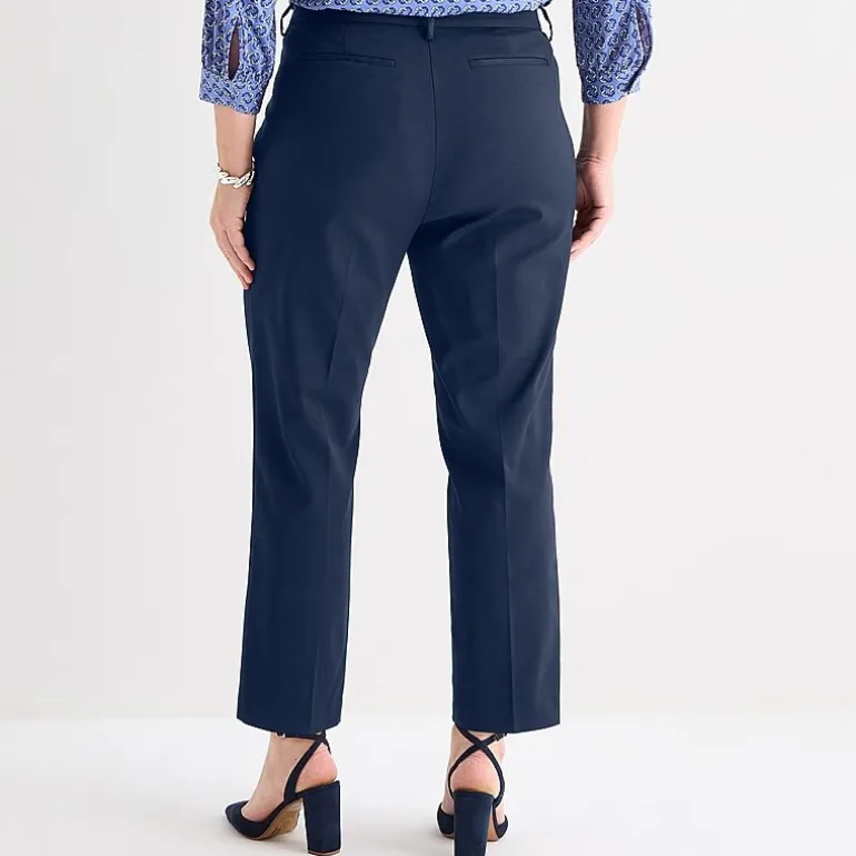 Liz Claiborne Emma Womens Plus Slim Mid Rise Ankle Pant